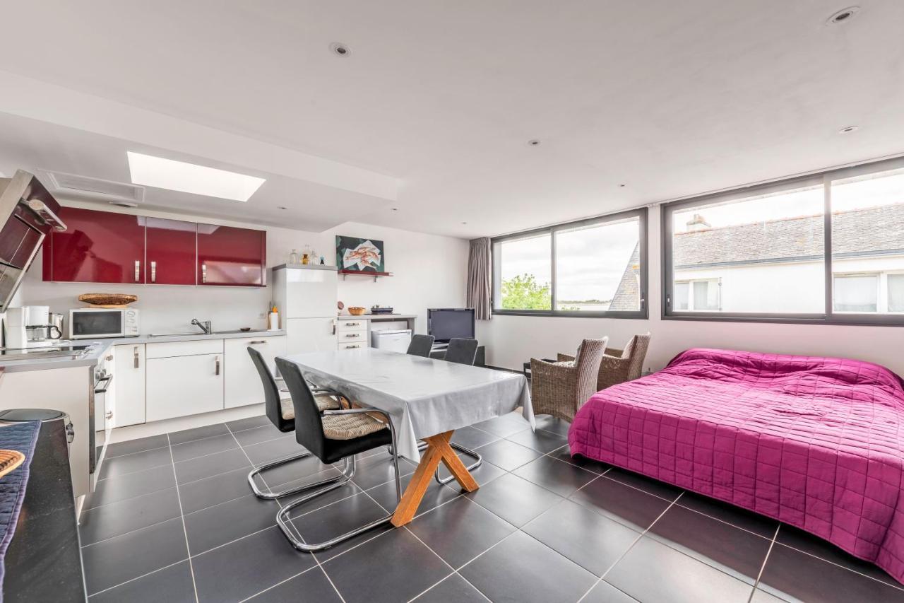 Studio Vue Mer 15M De La Plage Plobannalec Dış mekan fotoğraf