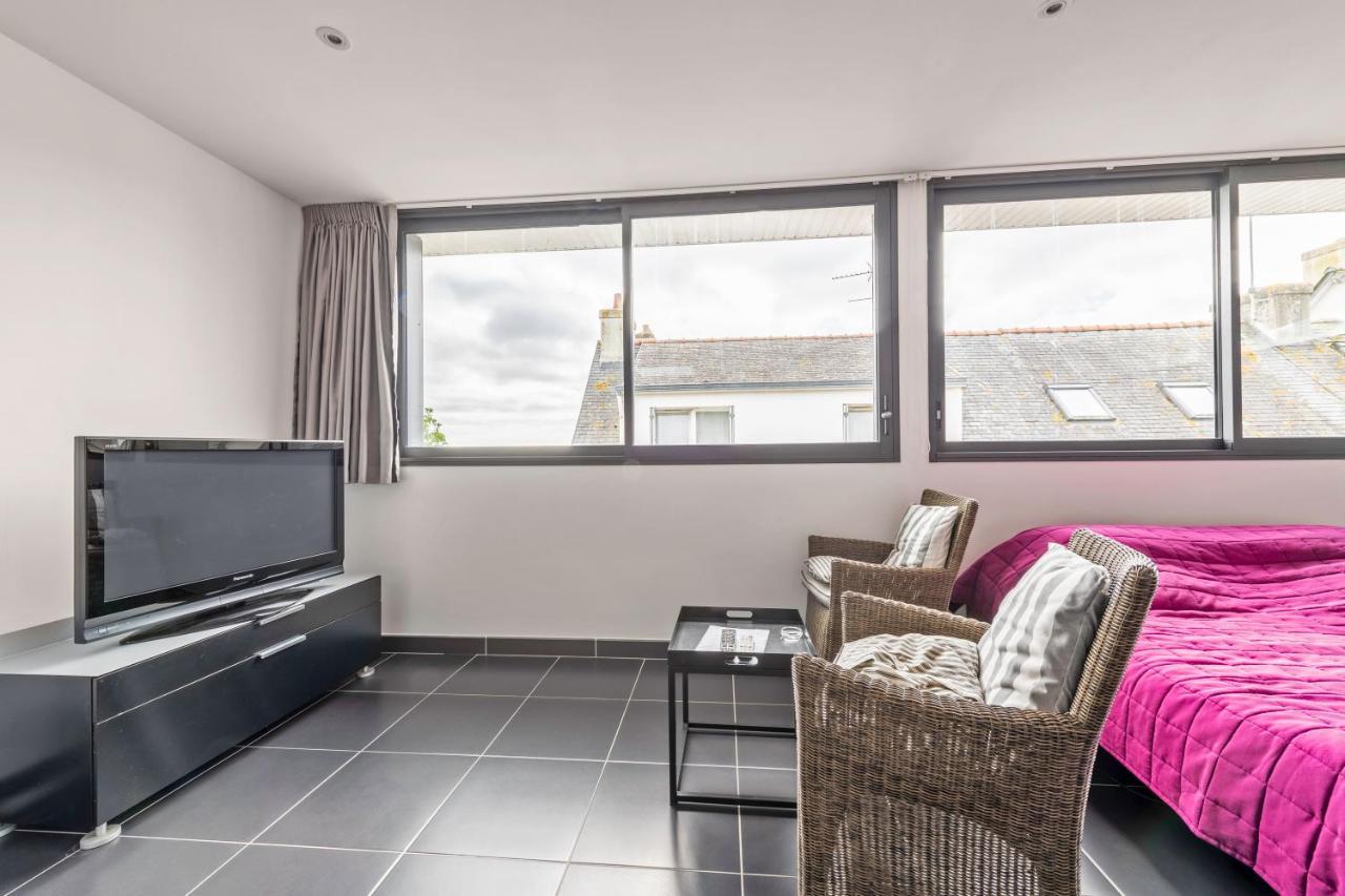 Studio Vue Mer 15M De La Plage Plobannalec Dış mekan fotoğraf